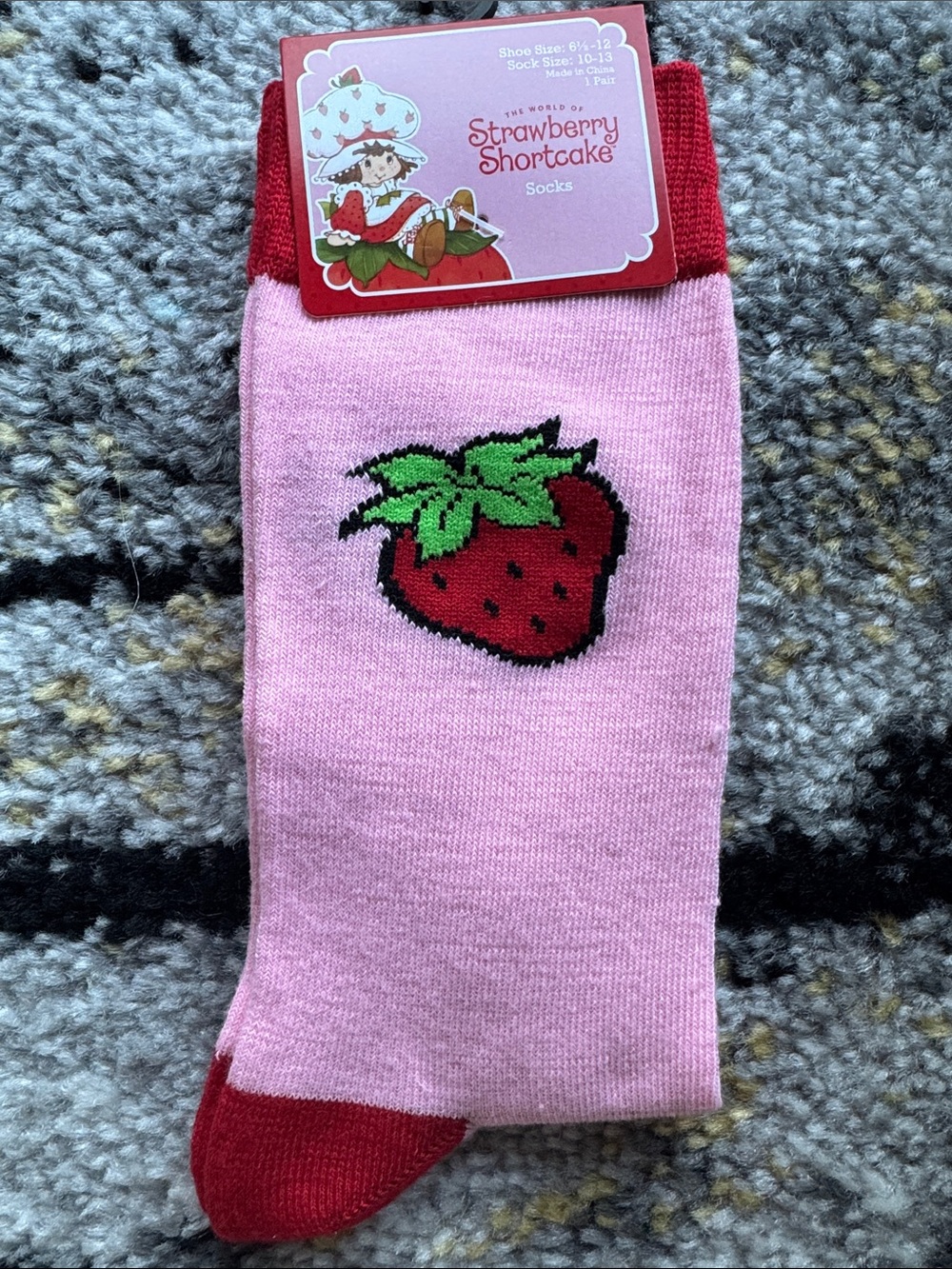 Strawberry Shortcake Character Socks NEW 🏷️